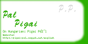 pal pigai business card